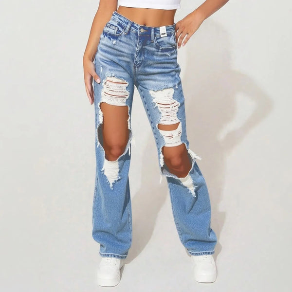 Women’s Distressed Denim Shorts