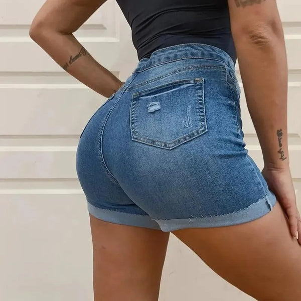 Women’s V-Waist Wide-Leg Jeans