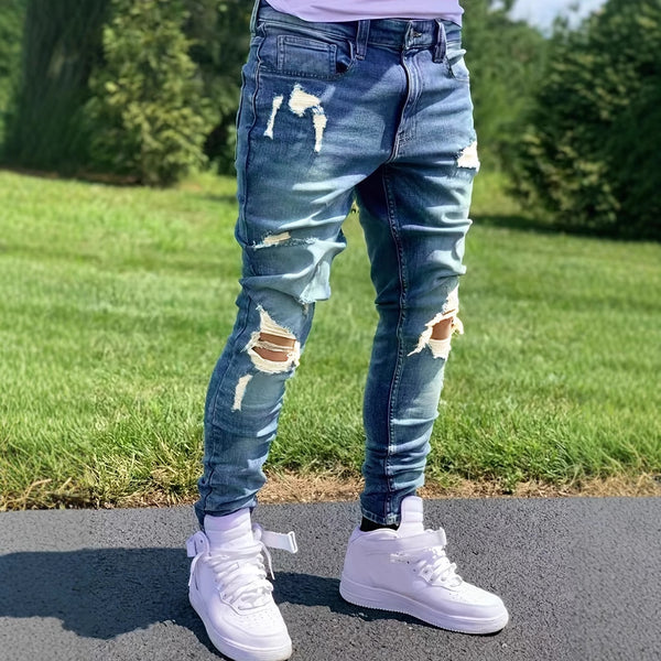 Men’s Ripped Street Jeans